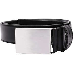 VRS herre læderbælte str. 90 cm - sort