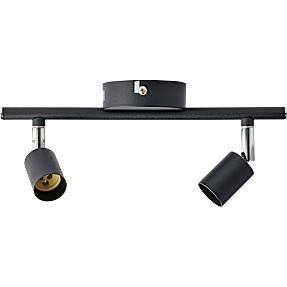 Limbali 2 spotskinne - sort