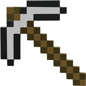 Minecraft hakke 40 cm