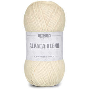 BUMBO Alpaka uldblandingsgarn - hvid 001