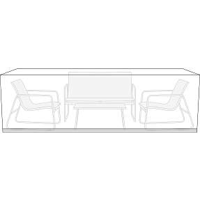 Bolton overtræk til havemøbelsæt - Flint grå