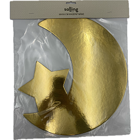 35x35 cm kagepap måne