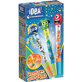 Lav farverige penne - monster tema