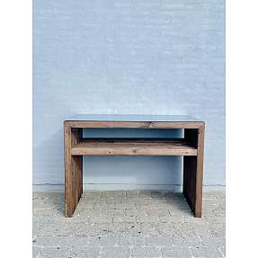 Kabeltromlen grillbord af traller m. topplade - Brunbejdset