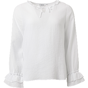 VRS dame bluse str. M - hvid