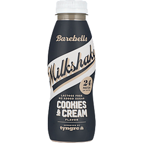 Proteinmilkshake m. cookies & cream smag laktosefri