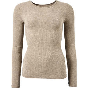 VRS dame undertrøje str. M - brun