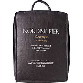Nordisk Fjer kogeægte rullemadras