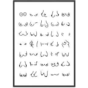 Boobies nr. 3 - 50x70 cm