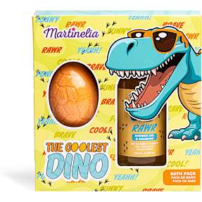 Gaveæske The Coolest Dino m. shampoo og showergel
