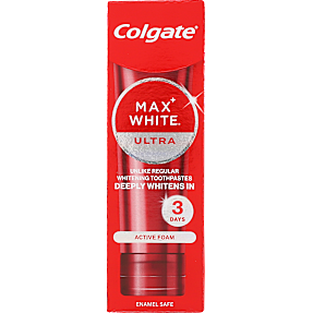 Tandpasta m. whitening effekt