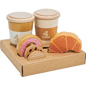 Spire legemad i træ – to go kaffe