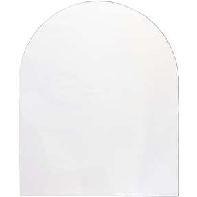 Morsø Halvcirkel glasgulvplade m. logo