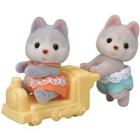 Sylvanian Families Husky tvillinger