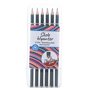 Danpen junior HB blyanter 12-pak