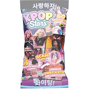 K-Pop Stars fotokort 6-pak - flere varianter - assorteret