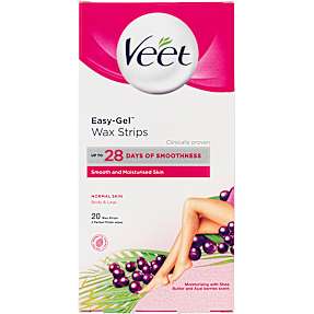 Voksstrips til ben og krop sensitiv hud