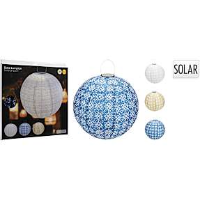 Gitte solarlampe, rund Ø40cm - assorteret