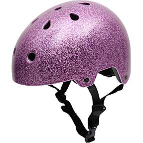 SCO cykelhjelm/skater - lilla glimmer