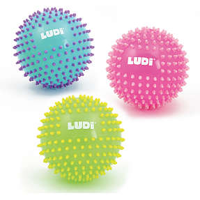 Ludi massagebold - flere varianter - assorteret