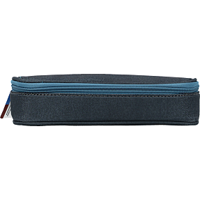 Danpen penalhus - mørkegrå og turkis