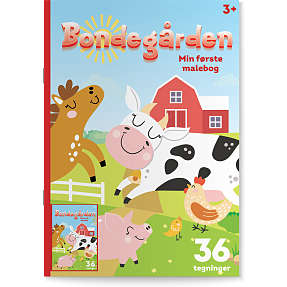Min første malebog - bondegårdsdyr
