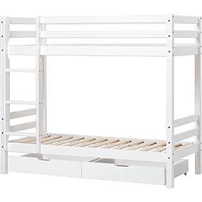 Spiloppe køjeseng 70x160 cm - hvid