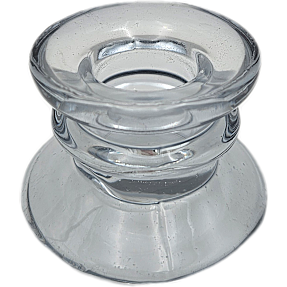 Lysestage H: 3 cm - blå