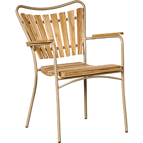 Kerteminde teak havestol - dusty brown