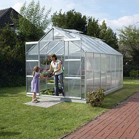 Uranus 11500 drivhus - aluminium