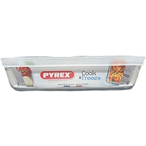 Pyrex Cook & Freez ovnfast fad m/låg - 800ml