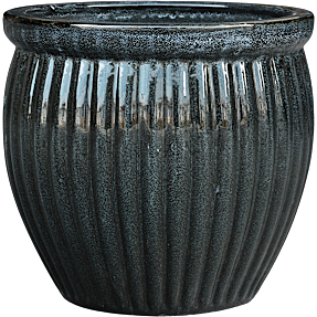 Asti krukke - sort - Ø: 37,5 x H: 31 cm