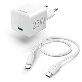 HAMA ladekabel 1,5 meter 25 W - hvid