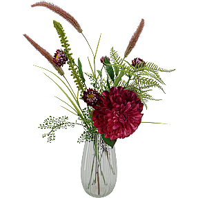 Kunstig buket - lilla