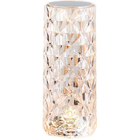 Cylinder touch krystallampe - multifarvet