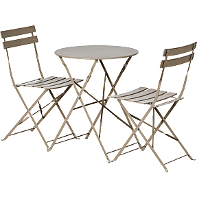 Enghøj cafésæt - taupe