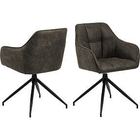 Brenda spisebordsstol - olivengrøn