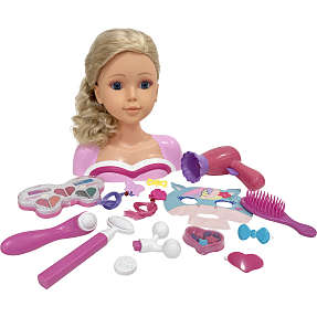 Frisørhoved wellness - blond hår