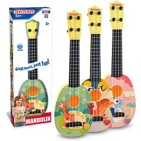 Bontempi mandolin med 4 strenge - flere varianter - assorteret