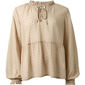 VRS dame bluse str. 2XL - brun