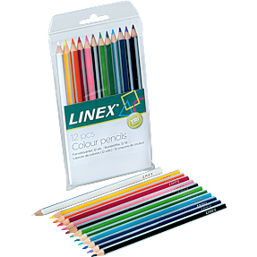 Linex CPL Jumbo farveblyanter 12 stk.