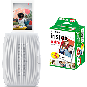 Instax Mini Link 3 printer hvid inkl. 2x10 film