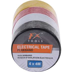 Isoleringstape 19 mm x 4 meter - 4-pak