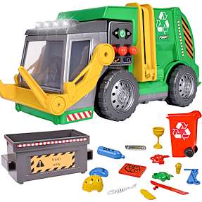 Power X elektronisk 3-i-1 skraldebil