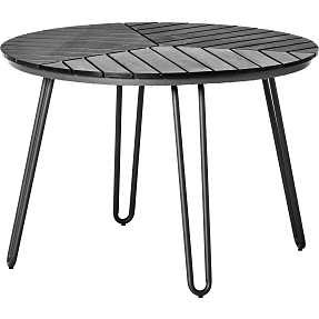 Mood houston Nonwood havebord - antracit/sort