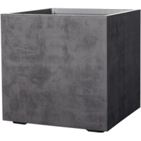 Millennium firkantet krukke 25x25x25 cm - antracit