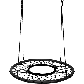 Nordic Play rundgynge med hul Ø100 cm - sort