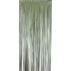 Salling lamettagardin 90x250 cm - mat grøn