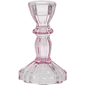 Lysestage 10 cm - lyserød