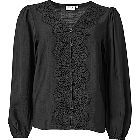 VRS dame bluse str. L - sort